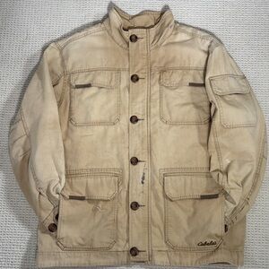 Cabela's Men's Sherpa Lined Utility Chore Barn Coat Primaloft 100% Cotton XL Reg